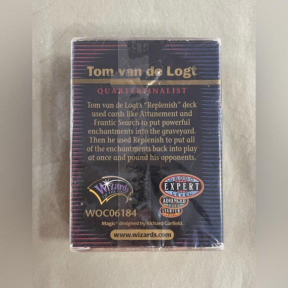 Magic the Gathering World Championship Deck Brussels 2000 Tom van de Logt Sealed - Picture 6 of 7